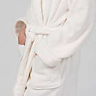 Alternate image 3 for Nestwell&trade; Small/Medium Unisex Plush Robe in Egret