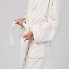 Alternate image 2 for Nestwell&trade; Small/Medium Unisex Plush Robe in Egret