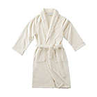 Alternate image 5 for Nestwell&trade; Small/Medium Unisex Plush Robe in Egret