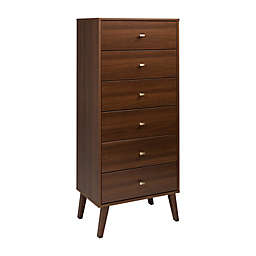 Prepac® Milo Tall 6-Drawer Chest in Cherry