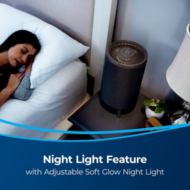 BISSELL&reg; MYair&reg;+ Hub Air Purifier in Cool Grey. View a larger version of this product image.