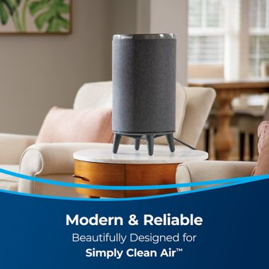 BISSELL&reg; MYair&reg;+ Hub Air Purifier in Cool Grey. View a larger version of this product image.