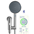 Alternate image 1 for hai&reg; 4-Spray Bluetooth&reg;-Enabled Handheld Showerhead in Charcoal