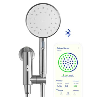 hai&reg; Multi-Spray Bluetooth&reg;-Enabled Handheld Showerhead in Moon. View a larger version of this product image.