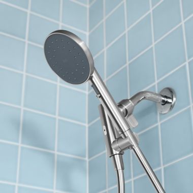 hai&reg; Multi-Spray Bluetooth&reg;-Enabled Handheld Showerhead in Charcoal. View a larger version of this product image.