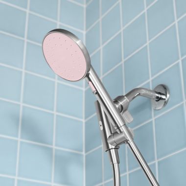 hai&reg; Multi-Spray Bluetooth&reg;-Enabled Handheld Showerhead in Rose Quartz. View a larger version of this product image.