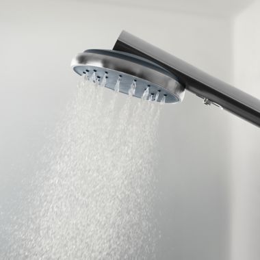 hai&reg; Multi-Spray Bluetooth&reg;-Enabled Handheld Showerhead in Charcoal. View a larger version of this product image.