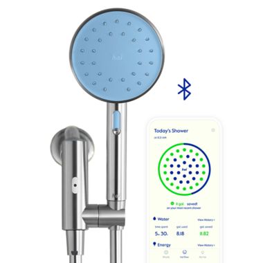 hai&reg; Multi-Spray Bluetooth&reg;-Enabled Handheld Showerhead in Surf. View a larger version of this product image.