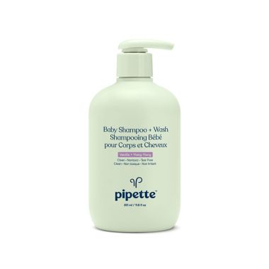 pipette&trade; 11.8 fl. oz. Vanilla + Ylang Ylang Baby Shampoo &amp; Wash. View a larger version of this product image.
