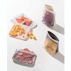 Alternate image 1 for W&amp;P Porter 34 oz. Silicone Reusable Sandwich Bag in Charcoal