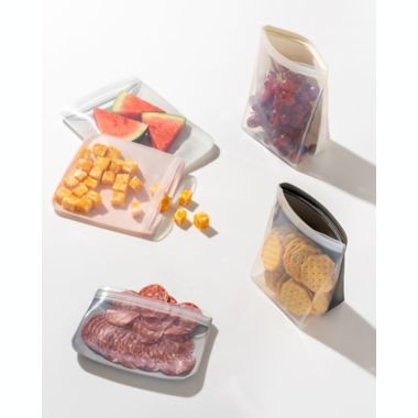 W&amp;P Porter 34 oz. Silicone Reusable Sandwich Bag in Charcoal. View a larger version of this product image.