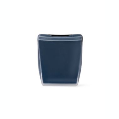 W&amp;P 36 oz. Porter Stand-Up Silicone Reusable Food Storage Bag in Charcoal. View a larger version of this product image.