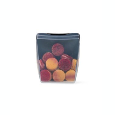 W&amp;P 36 oz. Porter Stand-Up Silicone Reusable Food Storage Bag in Charcoal. View a larger version of this product image.