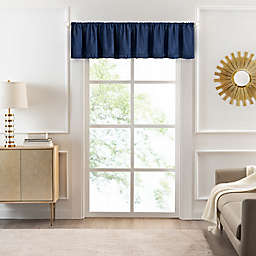 MyHome Bordeaux Window Curtain Valance in Navy
