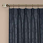 Alternate image 1 for Windsor Pinch Pleat 63-Inch Rod Pocket/Back Tab Window Curtain Panel in Navy (Single)