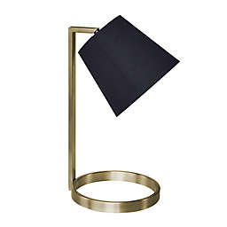 Studio 3B™ Metal Cone Table Lamp in Gold with Fabric Shade