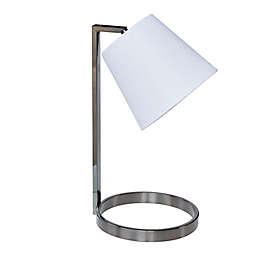 Studio 3B™ Metal Cone Table Lamp in Black with Fabric Shade