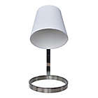 Alternate image 1 for Studio 3B&trade; Metal Cone Table Lamp in Black with Fabric Shade