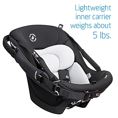 Maxi-Cosi&reg; Mara XT Ultra Compact Travel System in Black. View a larger version of this product image.