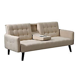 US Pride Furniture® Hash Sofa Bed in Beige