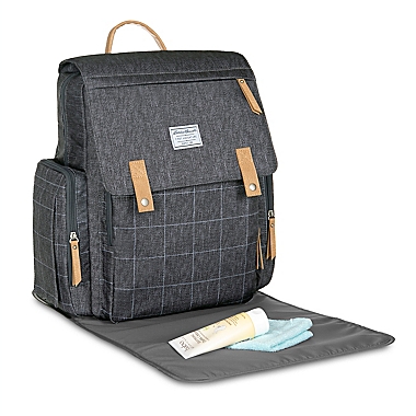 Eddie Bauer&reg; Cascade Backpack Diaper Bag in Grey/Tan. View a larger version of this product image.