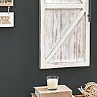 Alternate image 6 for FirsTime &amp; Co.&reg; Carriage Barn Door Wall Plaques in White Washed (Set of 2)