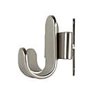 Alternate image 2 for Squared Away&trade; Wall Mounted Double Hook in Brushed Nickel