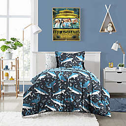 Dream Factory Sharks 5-Piece Reversible Comforter Set