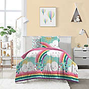 Dream Factory Rainbow Flare 5-Piece Reversible Comforter Set