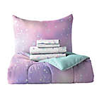 Alternate image 6 for Dream Factory Twilight 5-Piece Reversible Twin Comforter Set in Pink