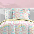 Alternate image 4 for Dream Factory Tie Dye Rainbow 5-Piece Reversible Twin Comforter Set in Yellow