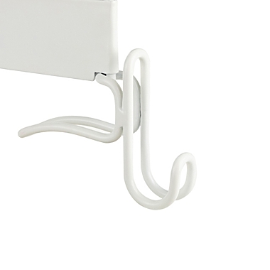 Simply Essential&trade; Tall Metal Shelf Dividers in White (Set of 2). View a larger version of this product image.