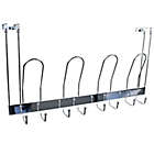 Alternate image 2 for Simply Essential&trade; Over-the-Door 4-Hook Rack in Chrome