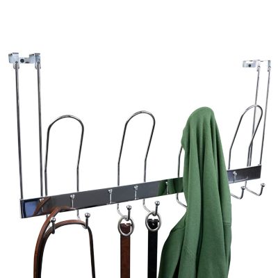 Simply Essential&trade; Over-the-Door 4-Hook Rack in Chrome