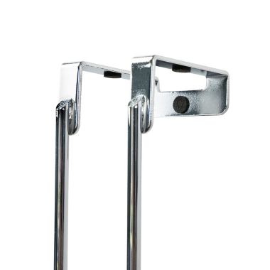 Simply Essential&trade; Over-the-Door 4-Hook Rack in Chrome. View a larger version of this product image.