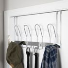 Alternate image 1 for Simply Essential&trade; Over-the-Door 4-Hook Rack in Chrome