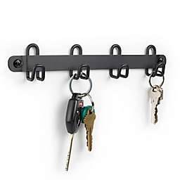 Simply Essential™ Wall Mounted Key Rack in Black