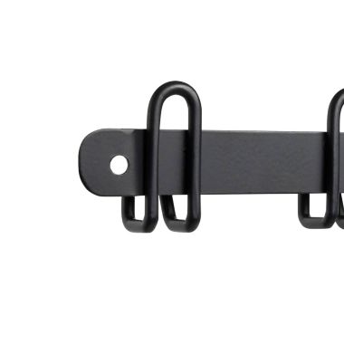 Simply Essential&trade; Wall Mounted Key Rack in Black. View a larger version of this product image.