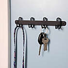 Alternate image 1 for Simply Essential&trade; Wall Mounted Key Rack in Black