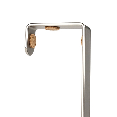 Squared Away&trade; Over-the-Door 5-Hook Rack in Brushed Nickel. View a larger version of this product image.