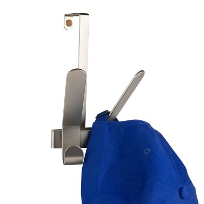 Squared Away&trade; Over-the-Door Quad Hook in Brushed Nickel
