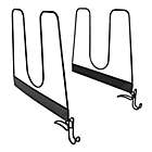 Alternate image 4 for Simply Essential&trade; Tall Metal Shelf Dividers in Black (Set of 2)