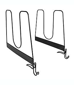 Divisores de metal para repisas Simply Essential™ altos color negro, set de 2