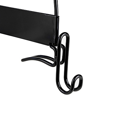 Simply Essential&trade; Tall Metal Shelf Dividers in Black (Set of 2). View a larger version of this product image.