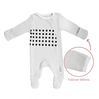 Nanit Breathing Wear&trade; Size 6M Pajamas in Pebble Grey. View a larger version of this product image.