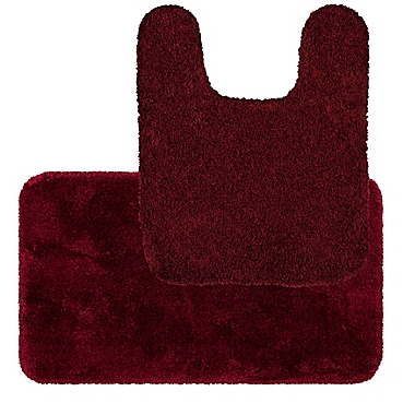 Mohawk Home Acclaim Bath Rug 2-Piece Set in Merlot. View a larger version of this product image.