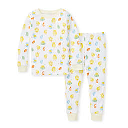 Burt's Bees Baby® 2-Piece Spring Chicks Organic Cotton Pajama Set in Pear