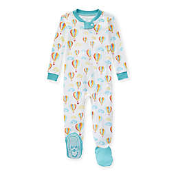 Burt's Bees Baby® Up In The Clouds Organic Cotton Sleeper in Turquoise