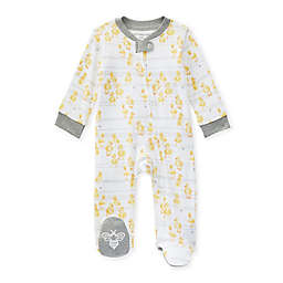 Burt's Bees Baby® Little Chick Loose Fit Organic Cotton Sleep & Play Footie in Ivory