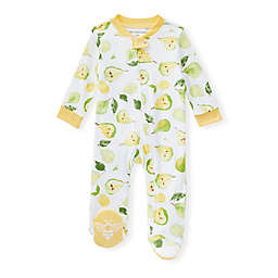 Burt's Bees Baby® Perfect Pear Loose Fit Organic Cotton Sleep & Play Footie in White
